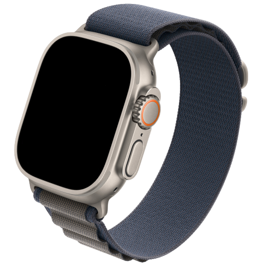 Cinturino Apple Watch in nylon blue