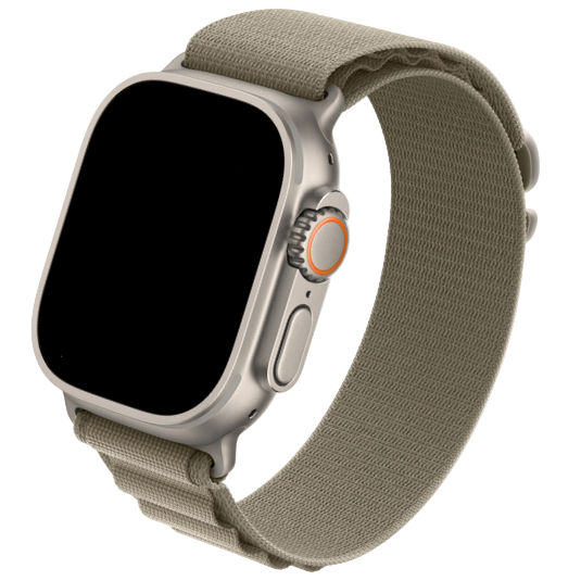 Cinturino Apple Watch in nylon oliva