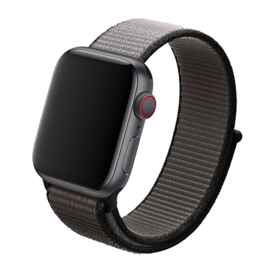 Cinturino Apple Watch in Nylon grigio ancora