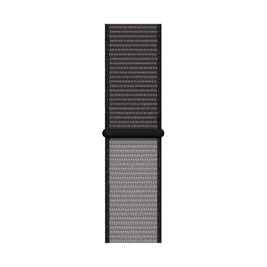 Cinturino Apple Watch in Nylon grigio ancora dettaglio