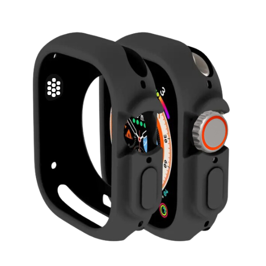 guscio protettivo trasparente gommato per apple watch ultra