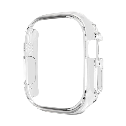 guscio protettivo trasparente gommato per apple watch ultra