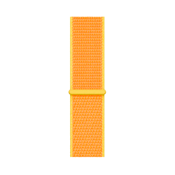 Cinturino Apple Watch in Nylon sport giallo dettaglio #Colore_Canary Yellow