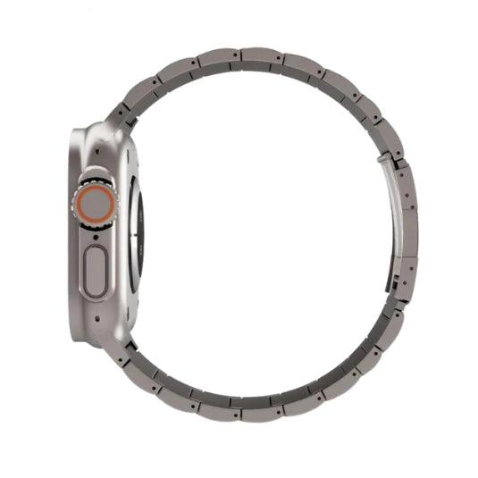 Cinturino in titanio naturale apple watch ultra da 49mm design e qualità