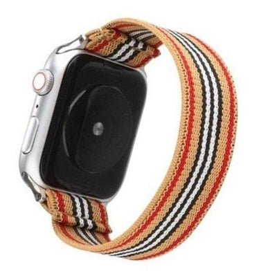 Cinturino Apple Watch in nylon elastico beige