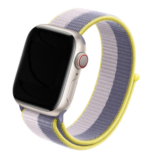 Cinturino Apple Watch in Nylon lavanda #Colore_DUO/COLOR Lavanda