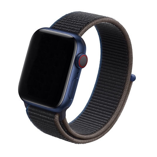 Cinturino Apple Watch in Nylon blue notte #Colore_Dark Night