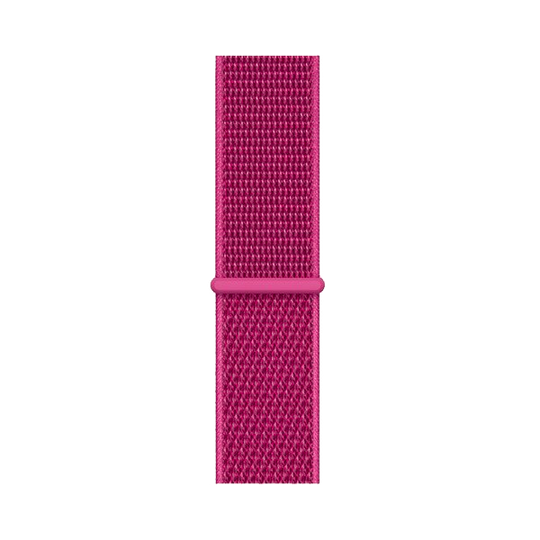 Cinturino Apple Watch in Nylon viola frutto del drago dettaglio