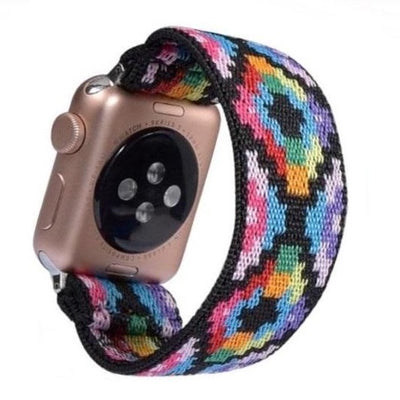 Cinturino Apple Watch in nylon elastico azteca