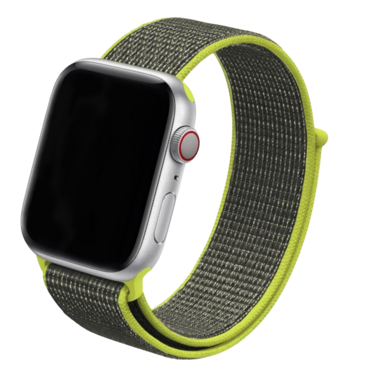 Cinturino Apple Watch in Nylon sport giallo #Colore_Flash Yellow