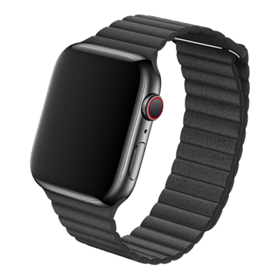Cinturino Apple Watch in pelle nero