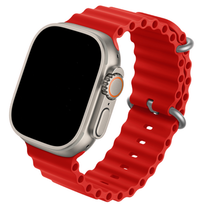 Cinturino Apple Watch in silicone  rosso