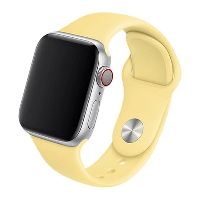 Cinturino Apple Watch in Silicone giallo limone 