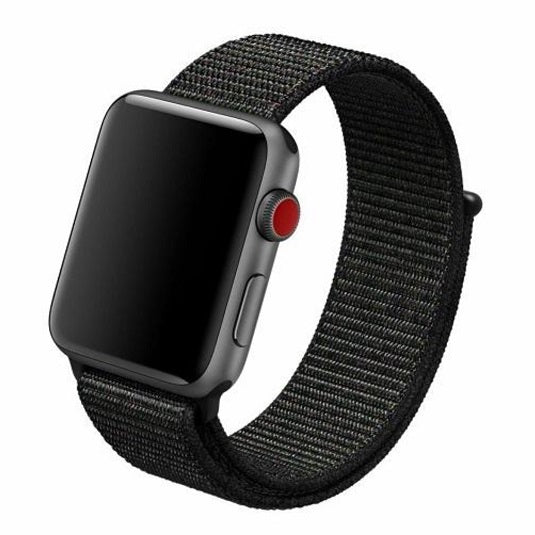 Cinturino Apple Watch in Nylon sport nero #Colore_Sport Black