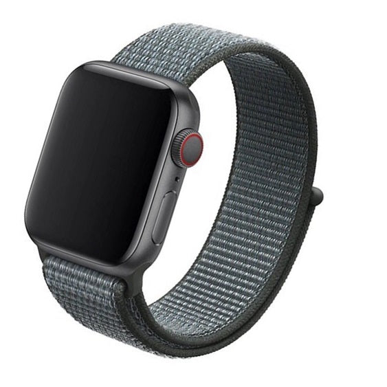 Cinturino Apple Watch in Nylon grigio tempesta #Colore_Storm Grey