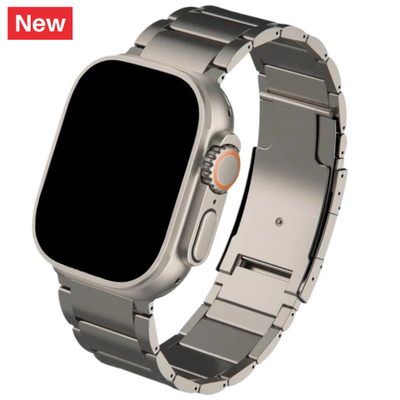 Cinturino Apple Watch in titanio naturale
