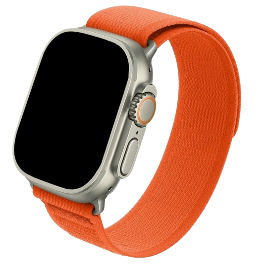 Cinturino Apple Watch in Nylon Trail arancione