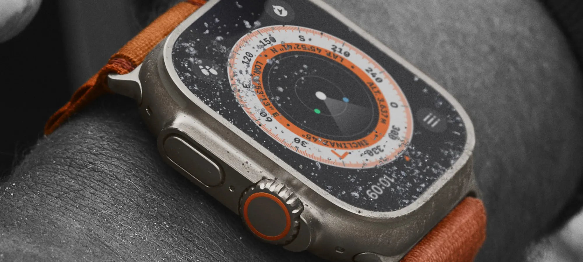 cinturino alpine arancione compatibile apple watch ultra