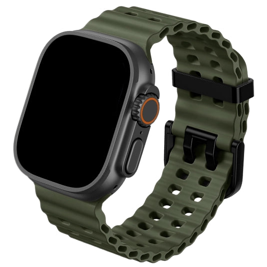 Cinturino Apple Watch Horizon #Colore_Verde Militare
