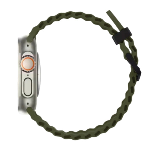 Cinturino Apple Watch Horizon #Colore_Verde Militare