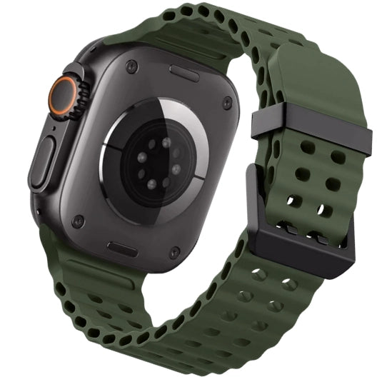 Cinturino Apple Watch Horizon #Colore_Verde Militare