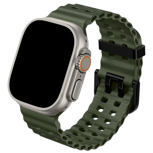 Cinturino Apple Watch Horizon #Colore_Verde Militare