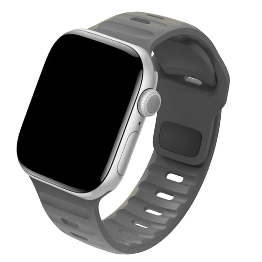Cinturino Apple Watch 46mm in Silicone sportivo grigio scuro