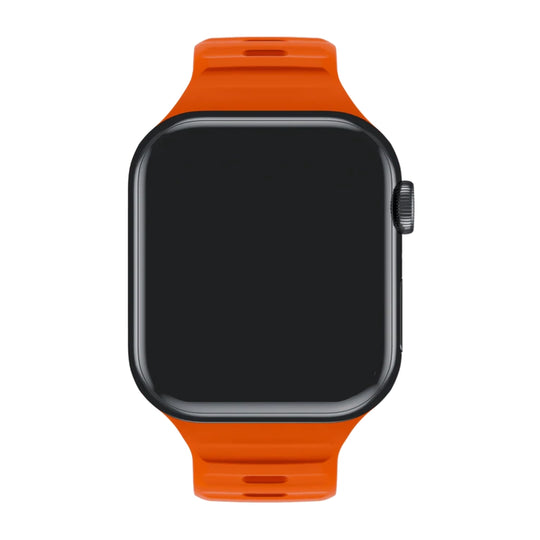 cinturino in silicone motion arancione vista frontale