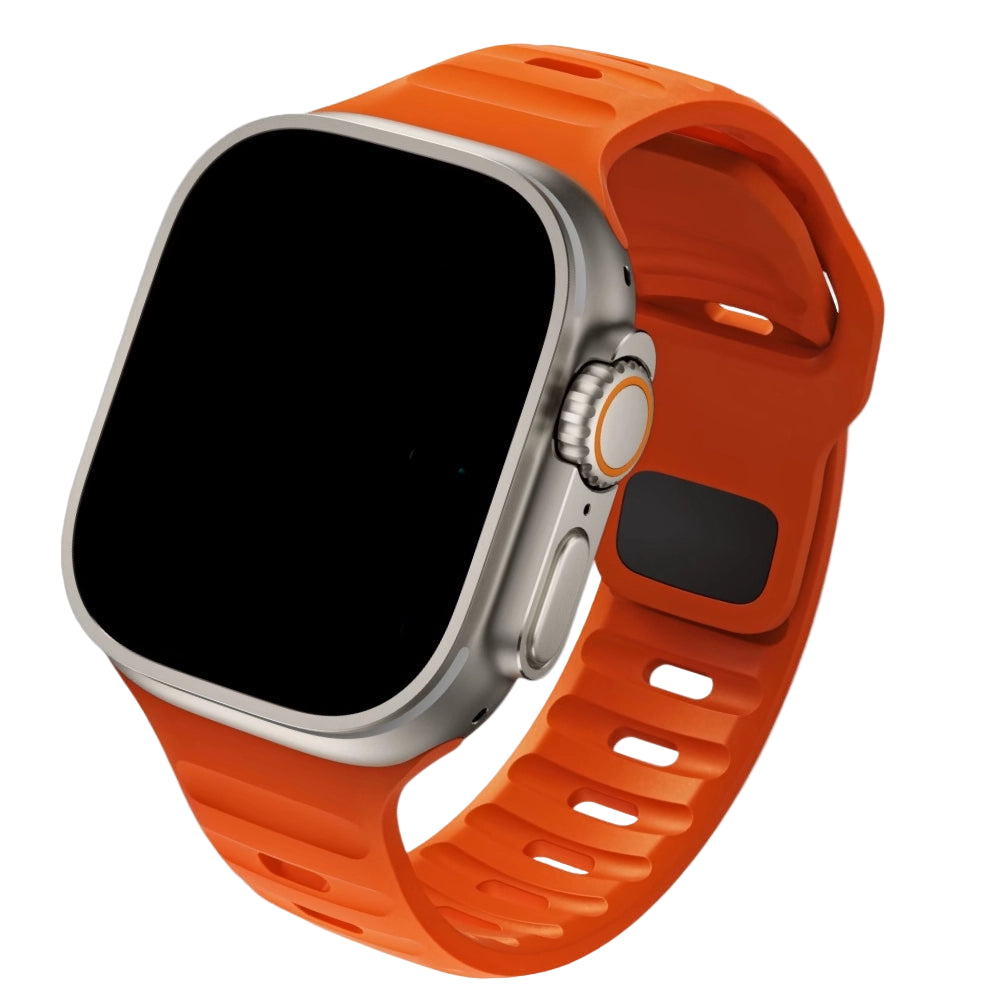 Cinturino Motion Orange per Apple Watch in colorazione arancione, compatibile 46mm/49mm #Colore_Orange