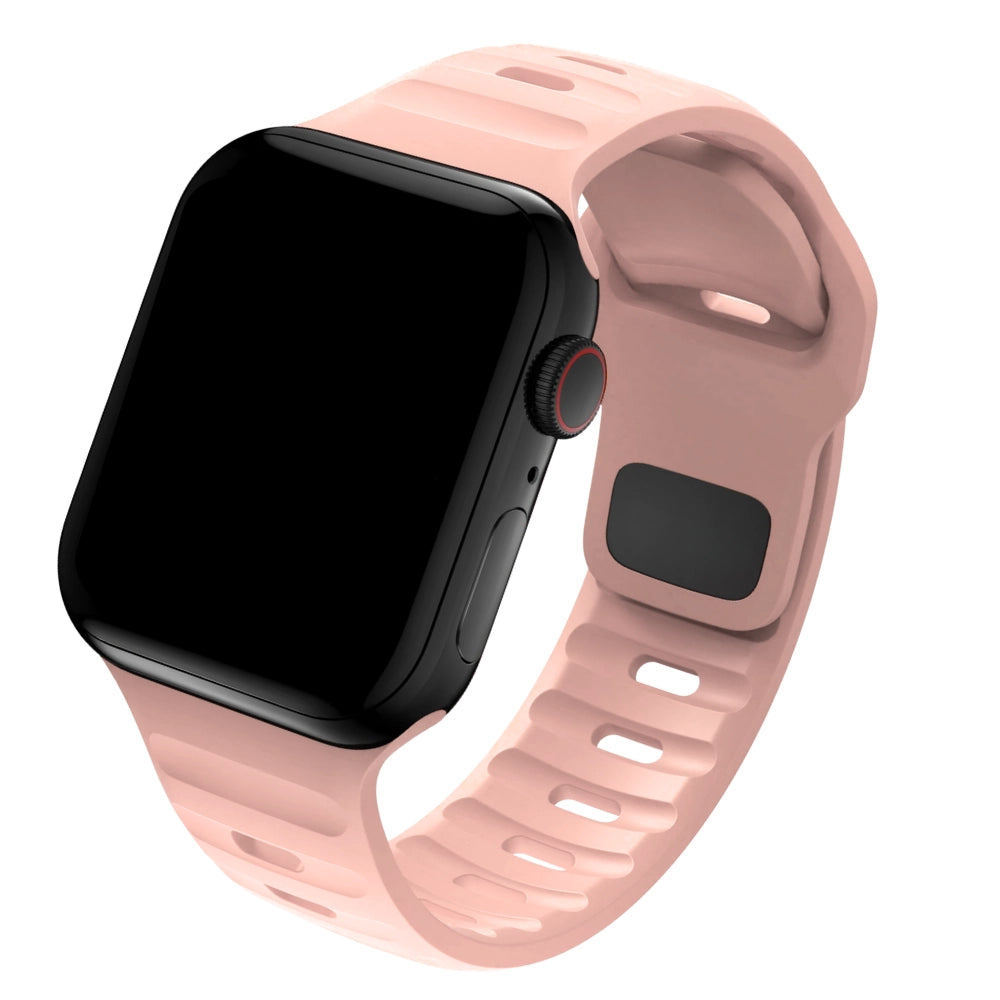 cinturino in silicone rosa motion pink per apple watch 41mm