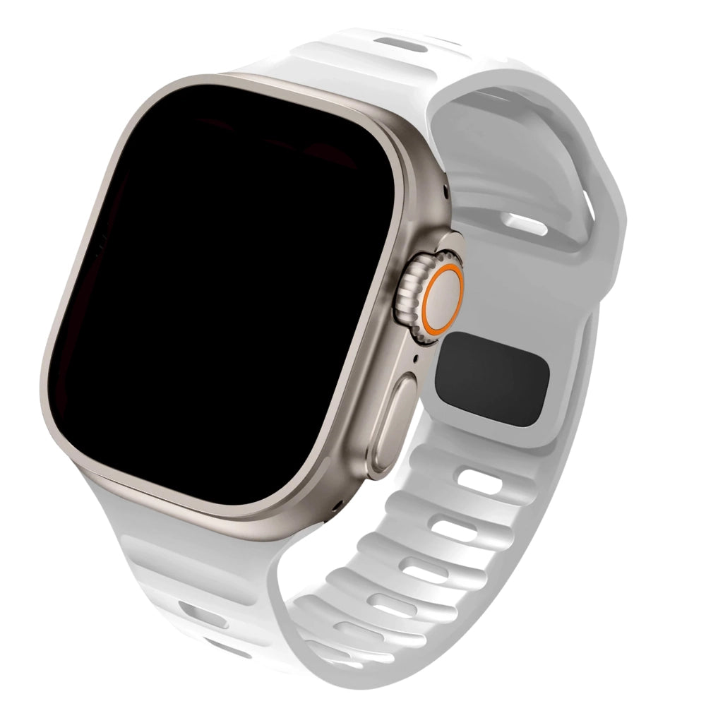 Cinturino Apple Watch in Silicone sportivo bianco