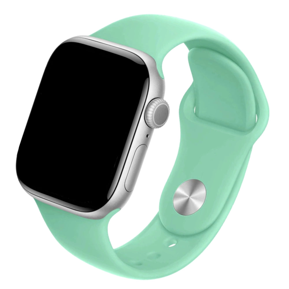 Cinturino Apple Watch in Silicone verde chiaro