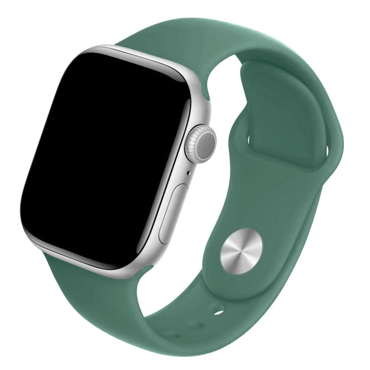 Cinturino Apple Watch in Silicone classico verde pino