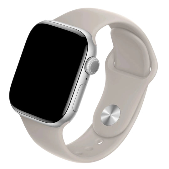 Cinturino Apple Watch in Silicone classico sabbia
