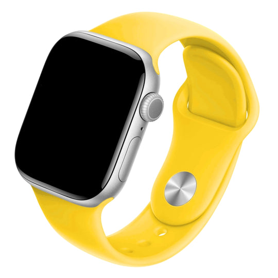 Cinturino Apple Watch in Silicone classico giallo