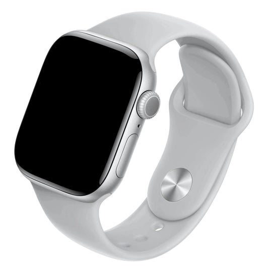 Cinturino Apple Watch in Silicone grigio chiaro