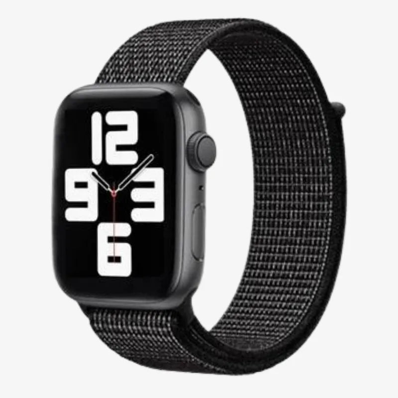 Cinturino in nylon sportivo per Apple Watch, design elegante e resistente