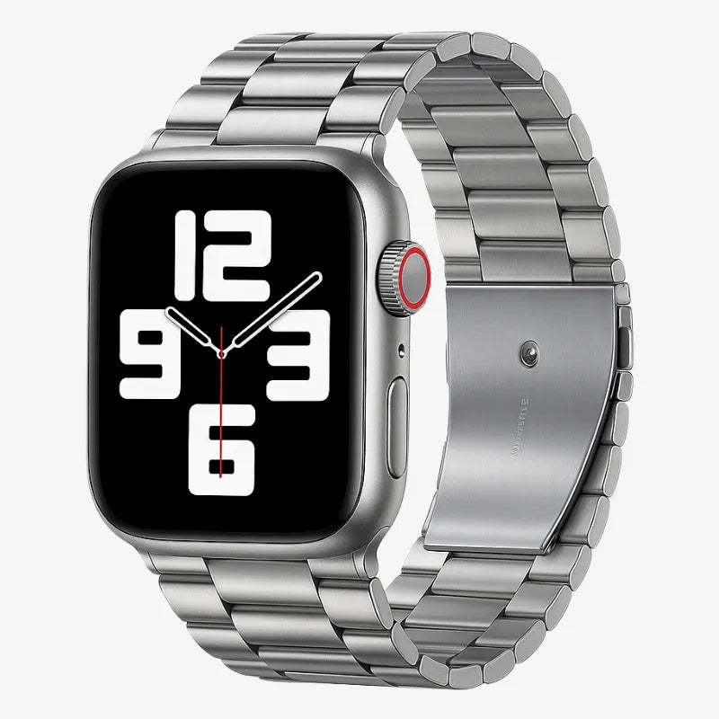 Cinturino Steel compatibile Apple Watch 42‑46mm, incluso Ultra 49mm