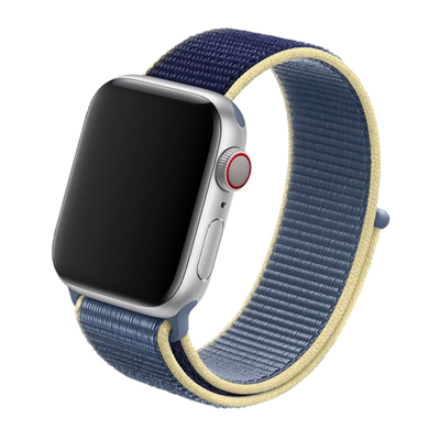 Cinturino Apple Watch in Nylon blue alaska