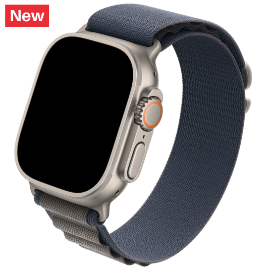 Cinturino Apple Watch in nylon blue
