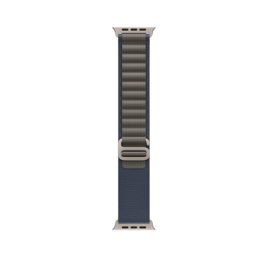 Cinturino Apple Watch in nylon blue dettaglio