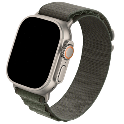Cinturino Apple Watch in nylon verde