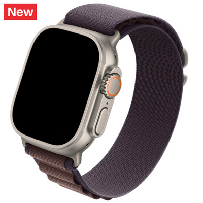 Cinturino Apple Watch in nylon indigo