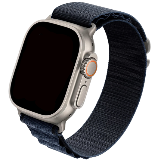 Cinturino Apple Watch in nylon blue