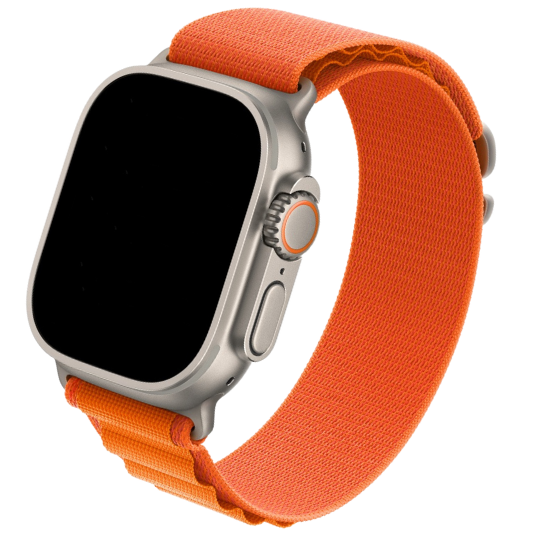 Cinturino Apple Watch in nylon arancione