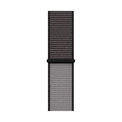 Cinturino Apple Watch in Nylon grigio ancora dettaglio