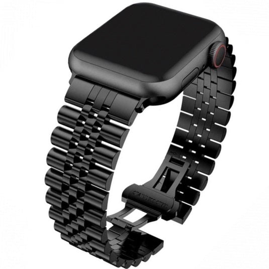 Cinturino Apple Watch in acciaio a maglie jubilee nero