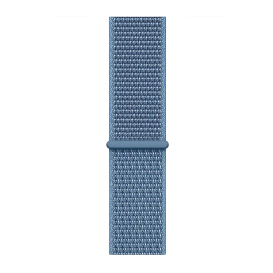 Cinturino Apple Watch in Nylon blue chiaro dettaglio