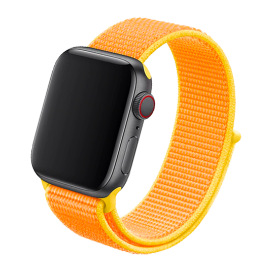 Cinturino Apple Watch in Nylon sport giallo