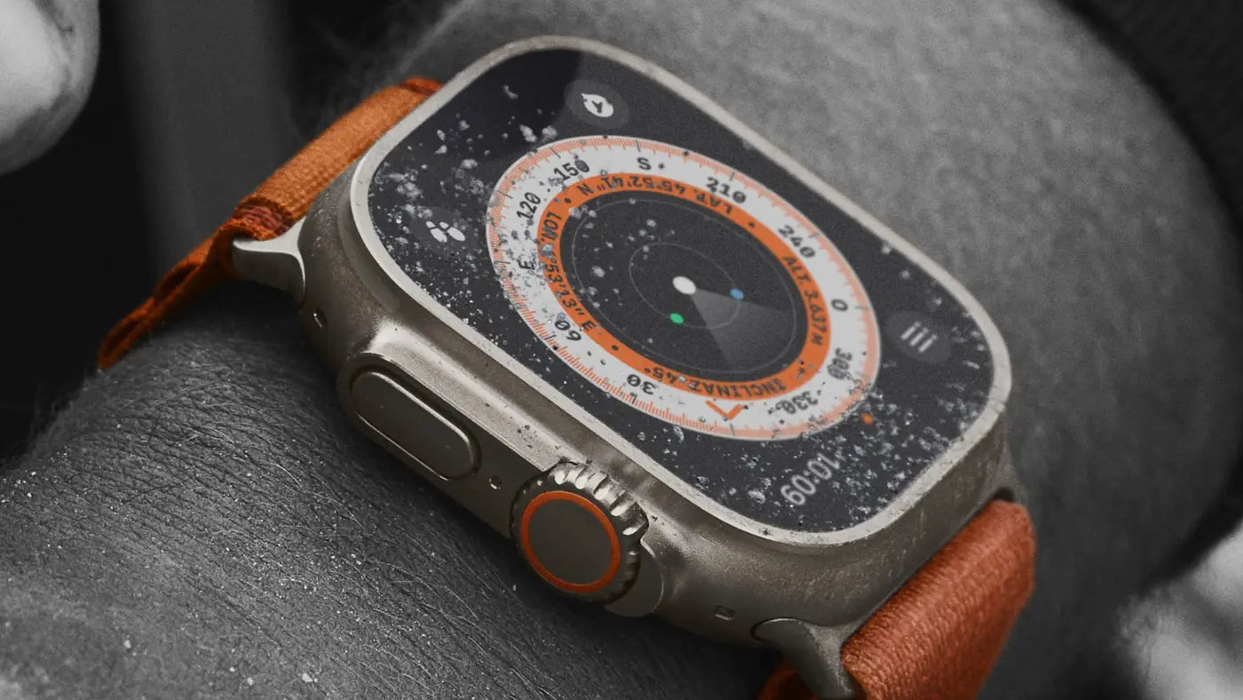 Cinturino Alpine Orange compatibile Apple Watch Ultra – Modello esclusivo da 49mm, resistente e sportivo